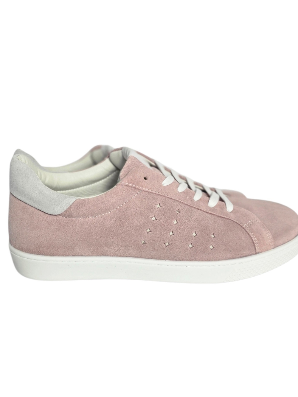 Lazo Halo Eco Suede Sneakers Morganite Pink Womens 10.5 Mens 9 NWT